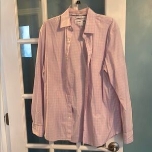 J. Crew Pink Checkered Button-Up Shirt